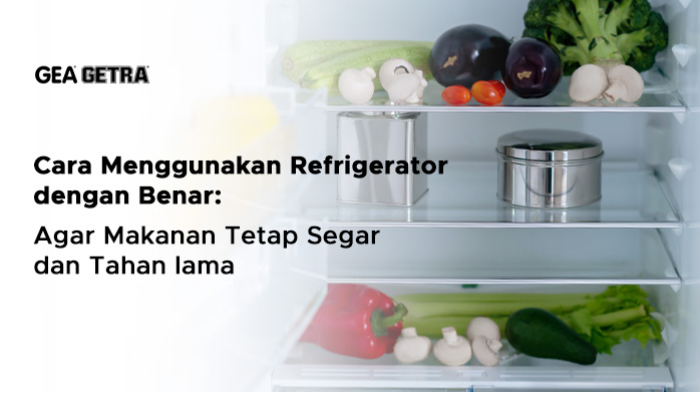 Cara Menggunakan Refrigerator dengan Benar: Agar Makanan Tetap Segar dan Tahan lama