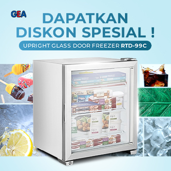 Diskon Special Upright Glass Door Freezer 