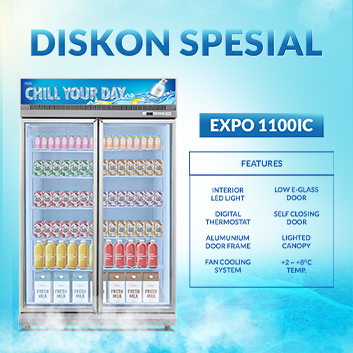Diskon Spesial Display Cooler EXPO-1100IC